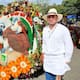 Un silletero con su homenaje al Tití Cabeciblanco triunfa en la Feria de las Flores