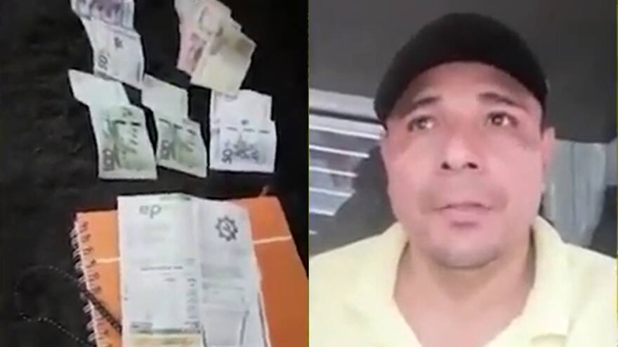 Taxista encontró 455 mil pesos y se los devolvió a su propietario