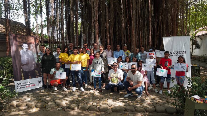 ‘La Cueva por Colombia’ llevó su ruta de letras y pinceles a Aracataca