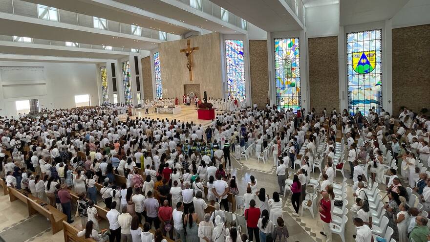 Concurrida misa mayor de Ecce Homo en su día en Valledupar