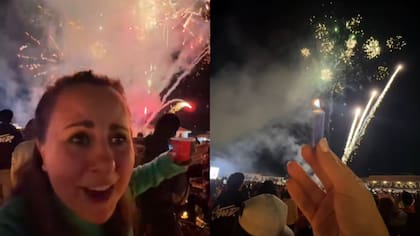 Video | Turista extranjera se enamoró de la celebración de Noche de Velitas en famoso pueblo colombiano: “Es increíble”