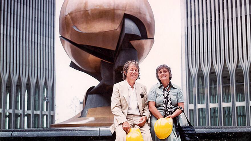 Muere Fritz Koenig, el escultor de la esfera entre Torres Gemelas