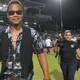 En imágenes: la visita de los actores Cuba Gooding Jr. y Mars Callahan al estadio Édgar Rentería