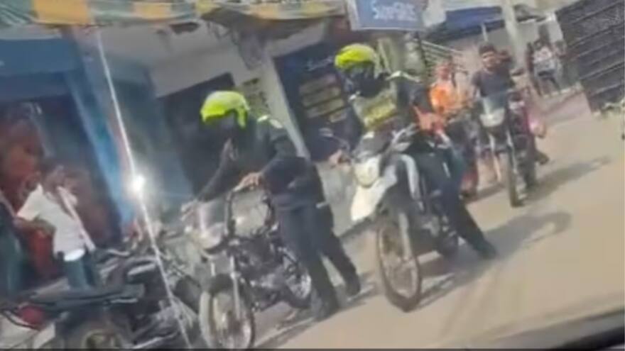 Tiroteo entre policía y delincuentes dejó un saldo de dos heridos en La Gaitana en Cartagena