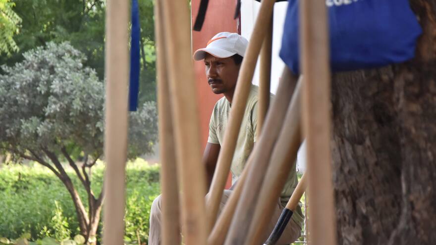 En video | La espera diaria de los paleros en la Circunvalar