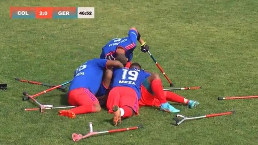 En video: Colombia vence a Alemania por 3 a 0 en el Mundial de Amputados