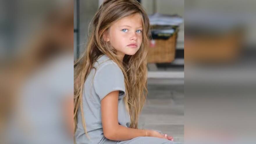 Ella es Thylane Blondeau, elegida como la niña más linda del mundo en 2007