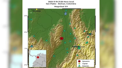 Fuerte sismo se sintió en Colombia durante la noche de este miércoles
