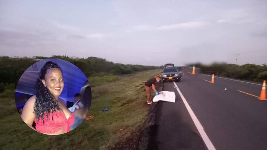 Riohacha: siniestro vial en la Troncal del Caribe deja una joven fallecida