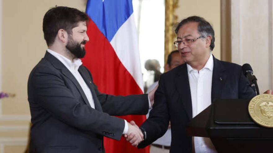 Gustavo Petro se reúne este lunes con Gabriel Boric en Santiago de Chile