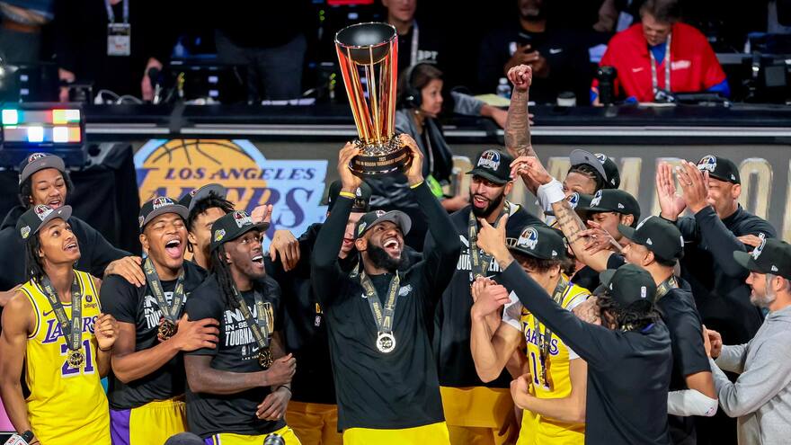 Los Lakers se quedaron con la primera Copa de la NBA
