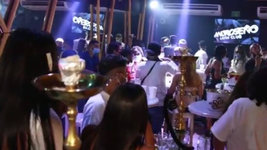 Intervienen covid-fiesta con 300 personas en Cartagena