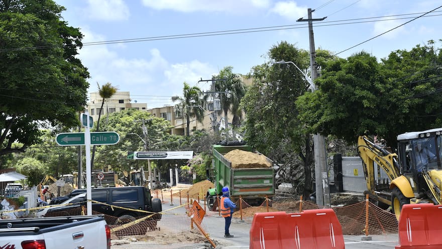 A toda marcha ampliación de carriles en el norte de Barranquilla
