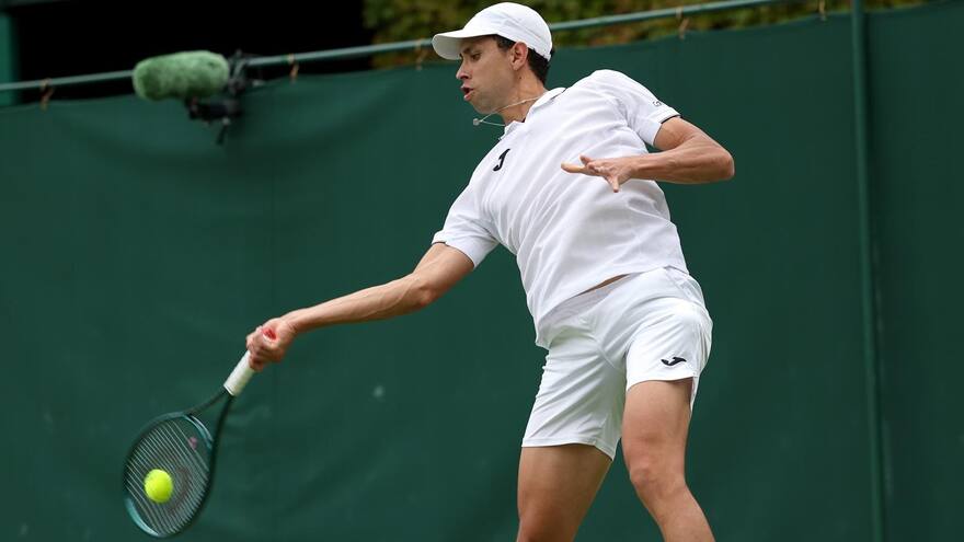 Daniel Galán cayó en la primera ronda de Wimbledon