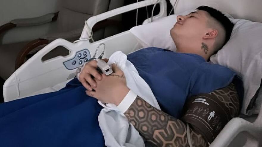 Andy Rivera fue hospitalizado y su padre confirmó que está muy enfermo