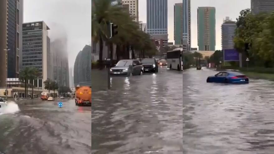 Aeropuerto de Dubái anuncia que limita vuelos entrantes tras las fuertes lluvias