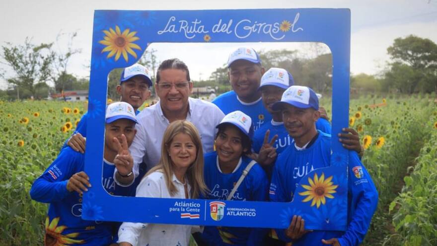 La Ruta del Girasol abre sus puertas por primera vez en Sabanalarga