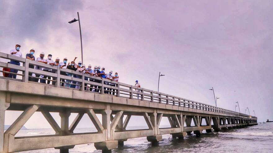 El muelle de Puerto Colombia sería entregado en diciembre