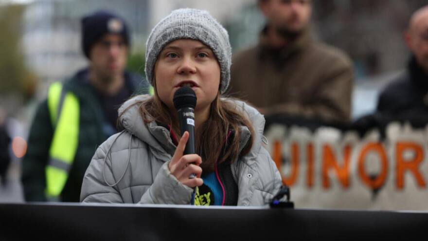 Greta Thunberg fue detenida por participar en una manifestación en Helsinki