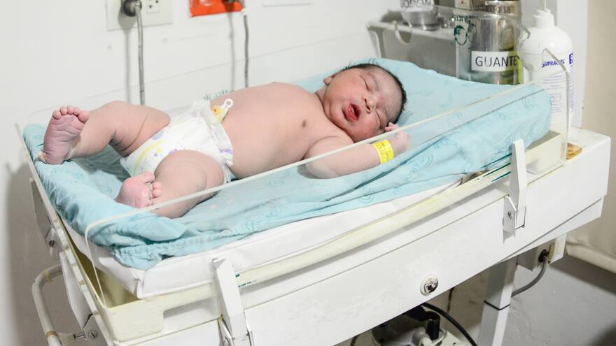 '¡Dios mío, qué ‘pelao’ tan grande!', nace bebé macrosómico en Barranquilla