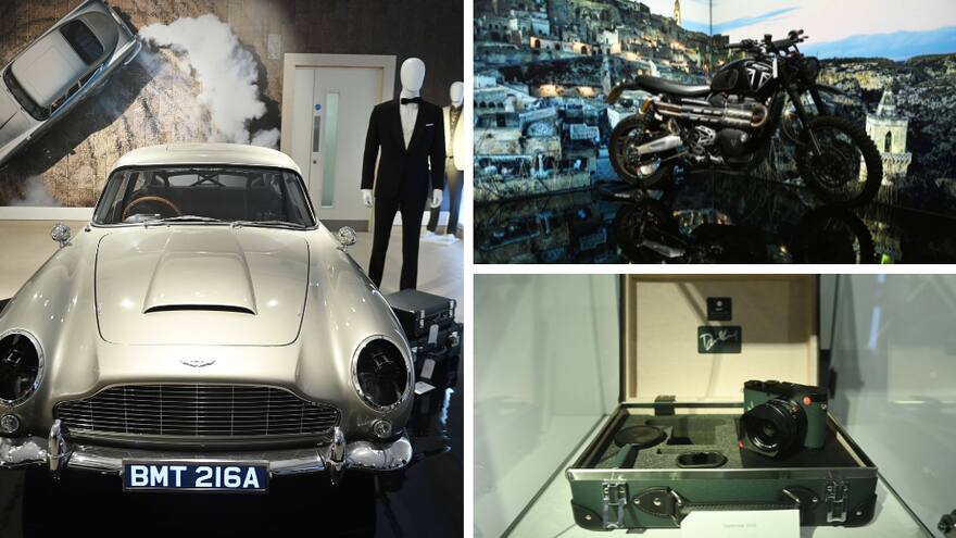 James Bond: 60 años del agente secreto con subasta de carros y vestuario de las grabaciones
