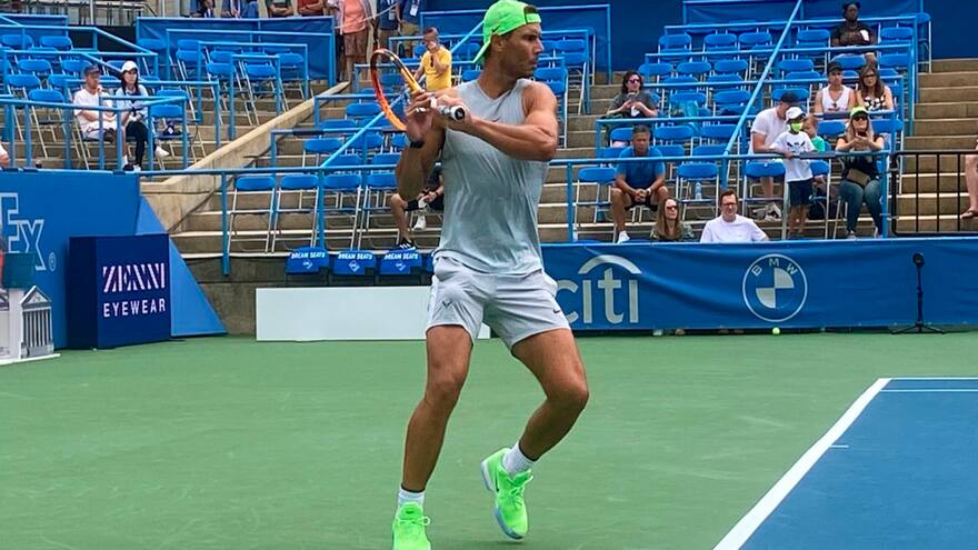 '¡Bienvenido Rafa!': El Citi Open de Washington disfruta de su mayor estrella