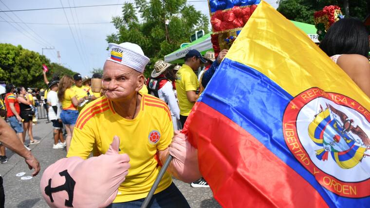 Ambiente en el partido de la Selección