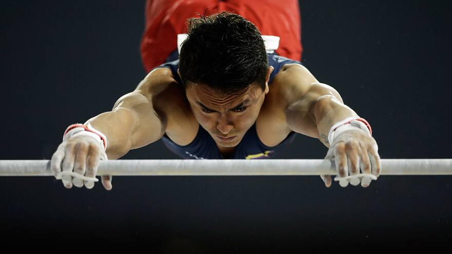 Calvo, el primero en competencia