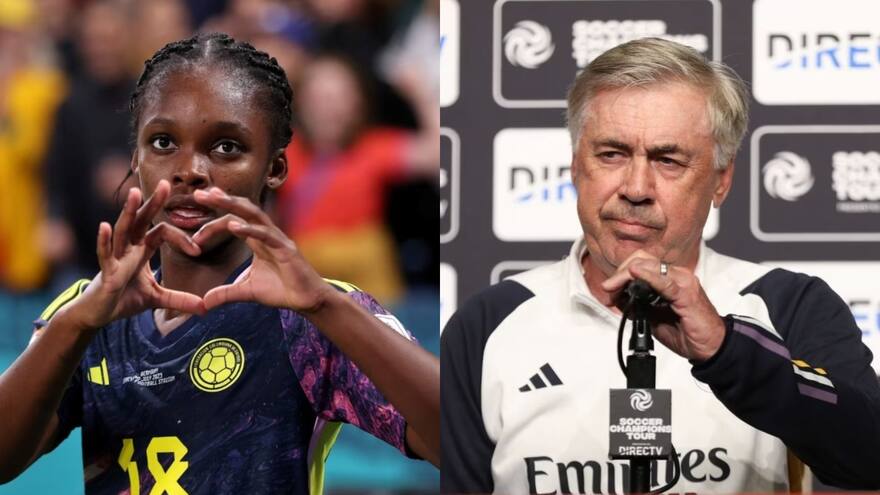 Ancelotti, encantado con fútbol de Linda Caicedo: 'Lo está haciendo muy bien'