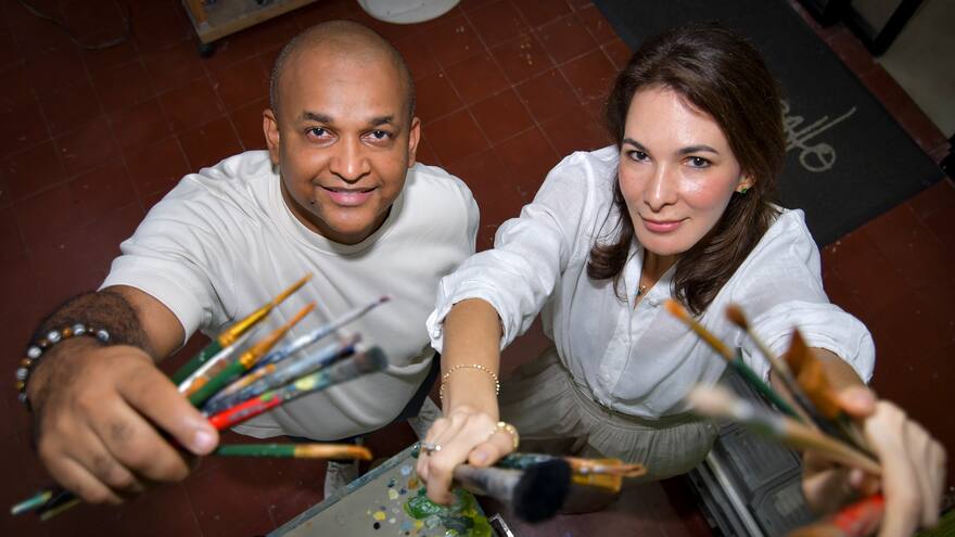 Dos pinceles curramberos conquistarán Suiza