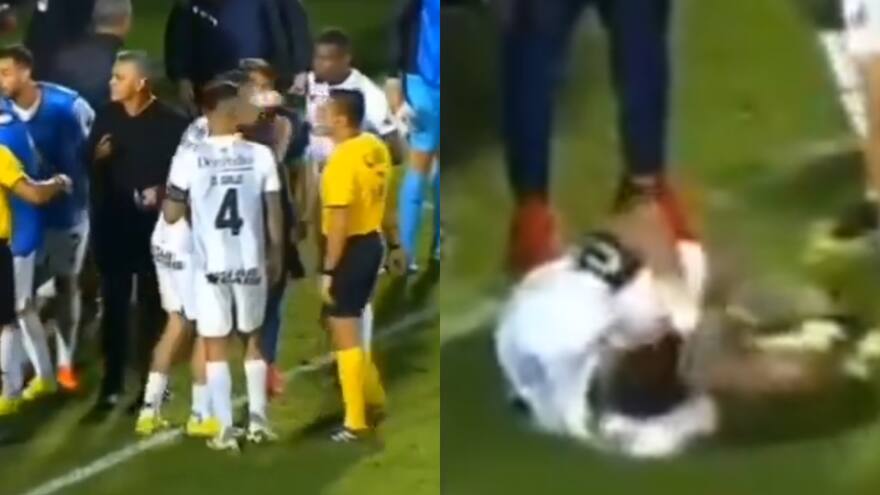 Video: Futbolista fue agredido por una hamburguesa que lanzaron desde la tribuna en Costa Rica