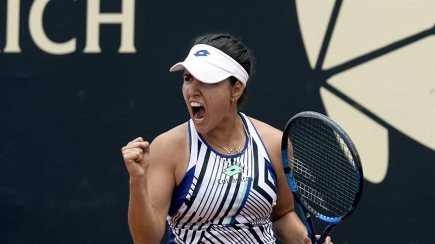 María Camila Osorio en el torneo de Charleston