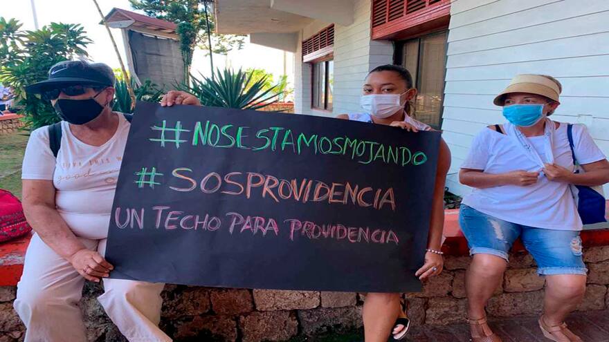 Denuncian robo de ayudas en Providencia tras impacto de Iota