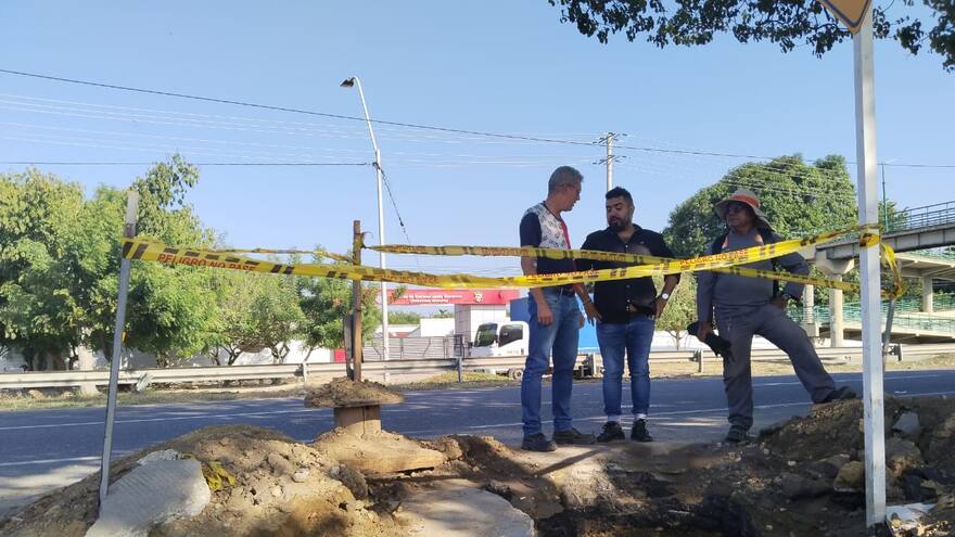 Más de 40 mil personas afectadas por falla en tubería de Malambo