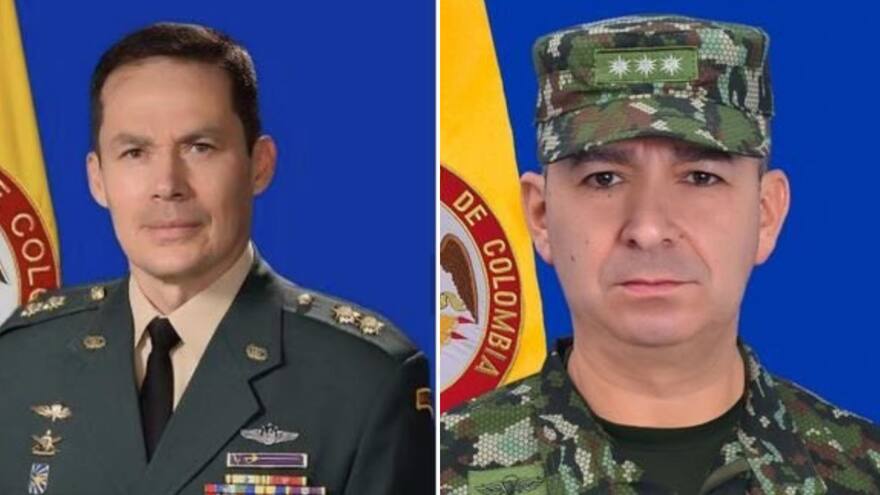 Anuncian la salida de dos generales del Ejército Nacional