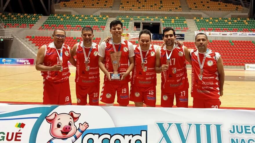 Juegos Nacionales Acord: periodistas del Atlántico logran medalla de bronce en el baloncesto 3x3
