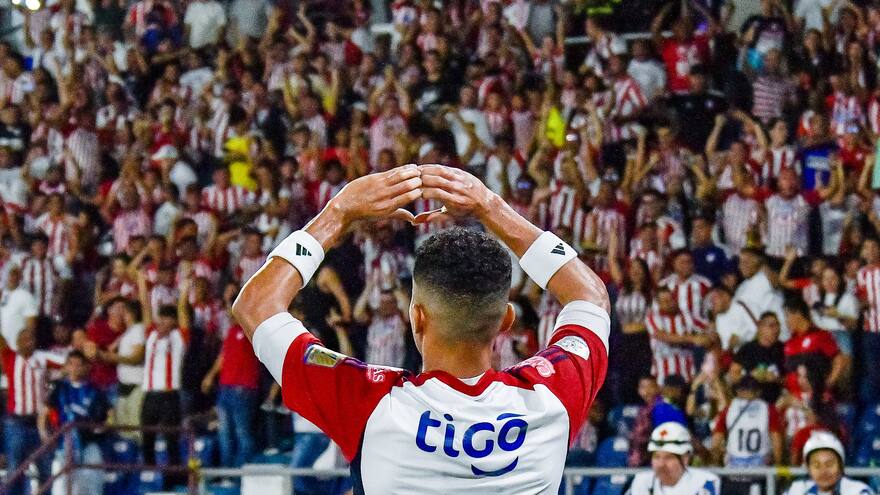 La galería del golazo de José Enamorado en el triunfo de Junior 1-0 sobre Once Caldas