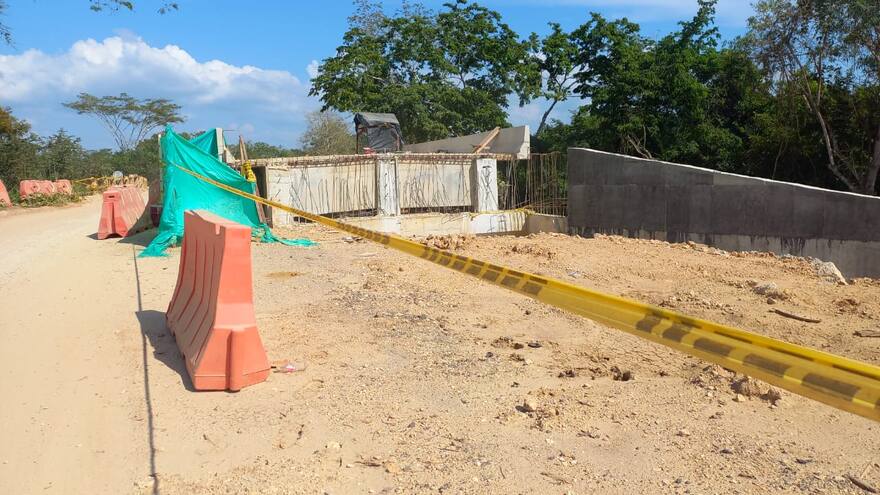 Por falta de recursos está suspendida la obra de la vía El Rincón-Berrugas