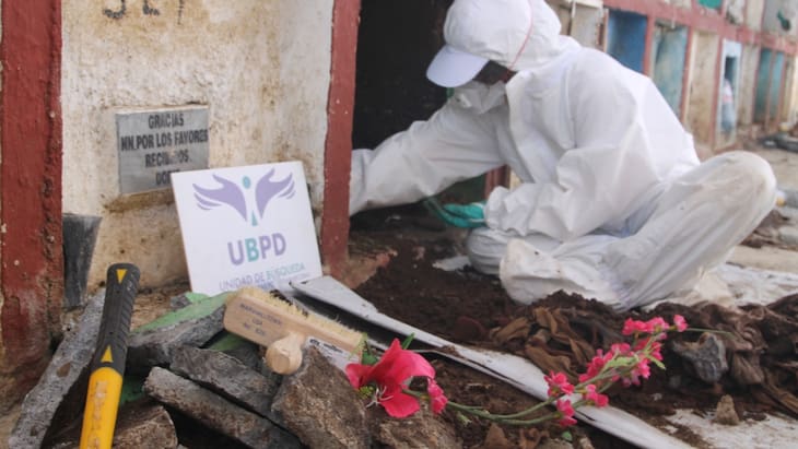 Unidad de Búsqueda inició intervención en el cementerio de Puerto Berrío