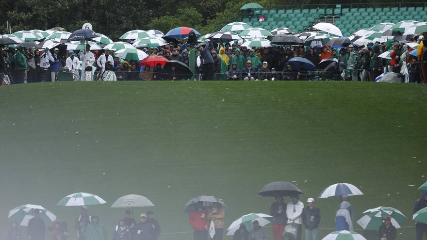 La lluvia obliga a aplazar al domingo la tercera ronda del Masters
