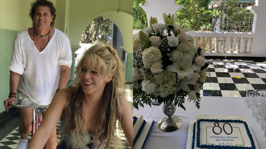 ¡Shakira celebró en redes los 80 años del Colegio La Enseñanza!