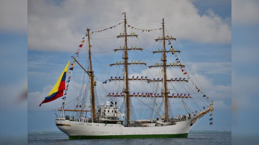 Buque Gloria de la Armada llegará a Barcelona para homenajear a Gabo