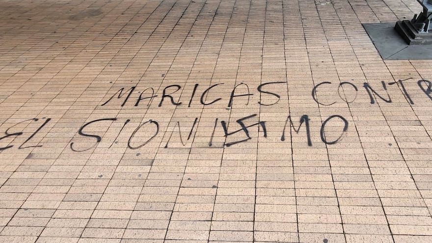Embajada de Israel en Bogotá fue vandalizada por segunda vez