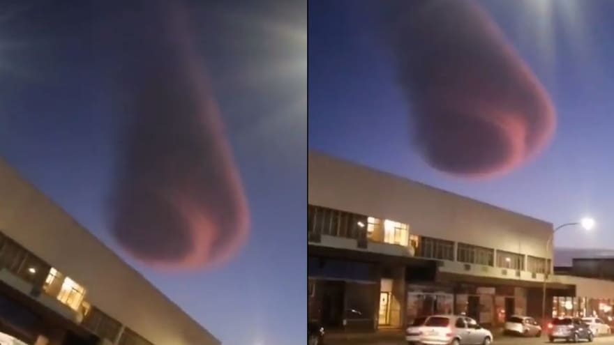 Video: Una extraña nube roja se formó en el cielo del África y los usuarios afirman que es el apocalipsis
