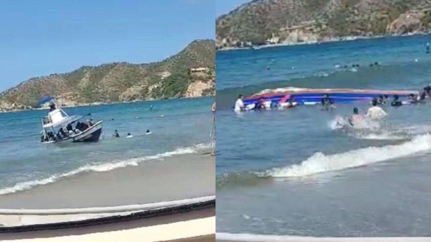 Abren investigación tras el volcamiento de una lancha en El Rodadero