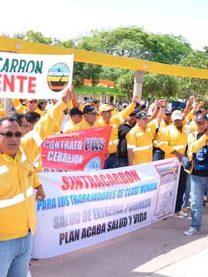 Salieron generales los sindicatos del carbón