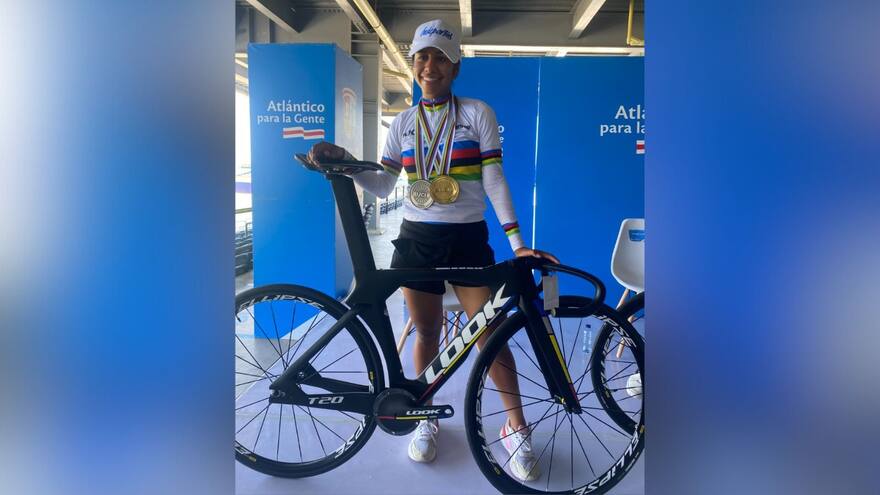 Juliana Londoño cuenta la historia de por qué salió de Medellín para recalar en la Liga de Ciclismo del Atlántico