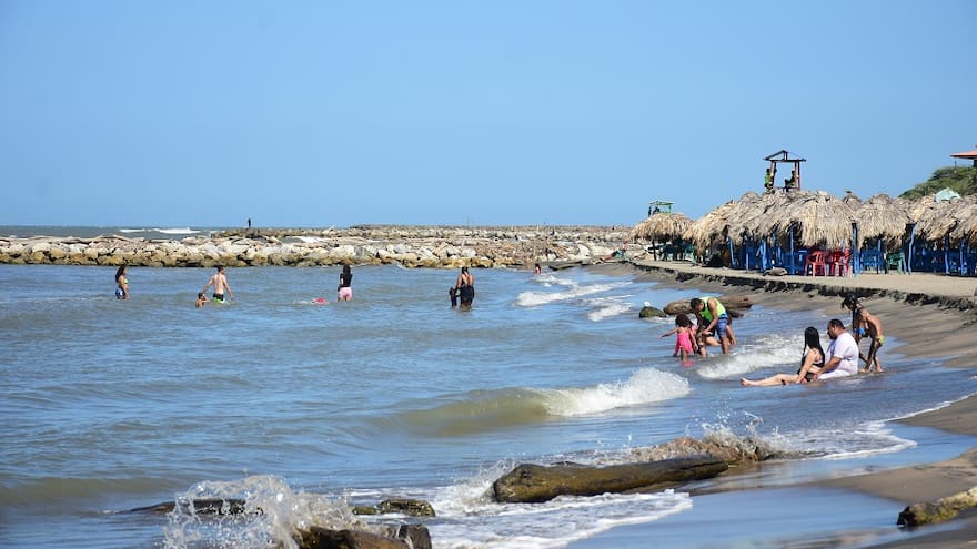 Playas del Atlántico reportaron poca afluencia de turistas