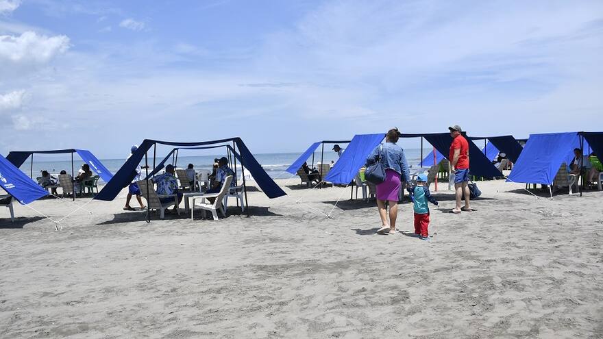 Seguridad en playas del Atlántico durante la temporada de vacaciones