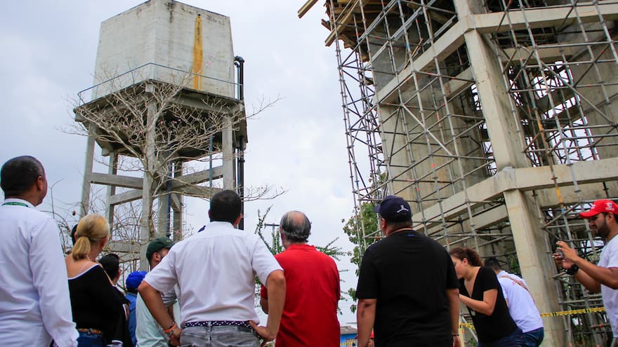 Avanzan obras para llevar agua potable al corregimiento de Campeche